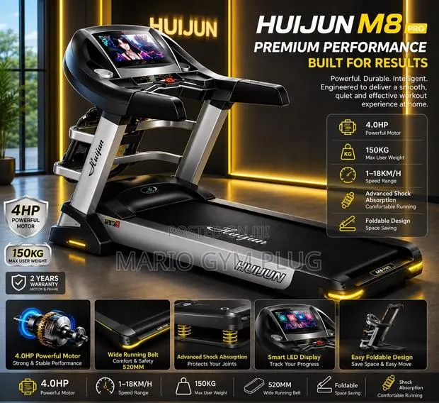 Treadmill With Massage and Touch Screen · Photo 1