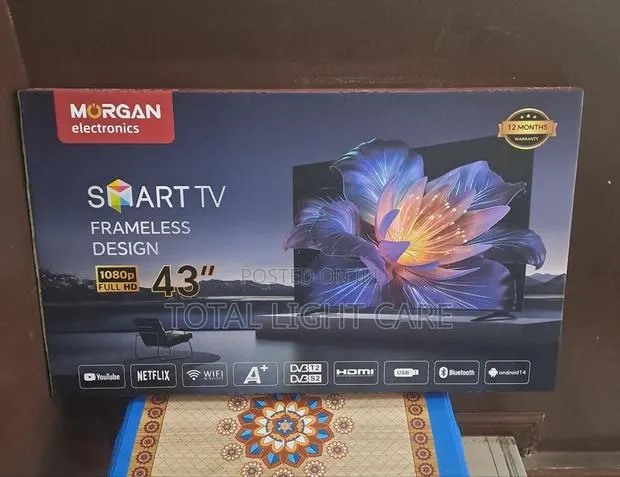 43 Inch Smart Led Tv Frameless Design · Photo 1