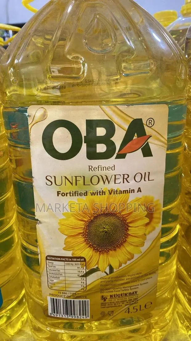 Oba Sunflower Oil 4.5L · Photo 1