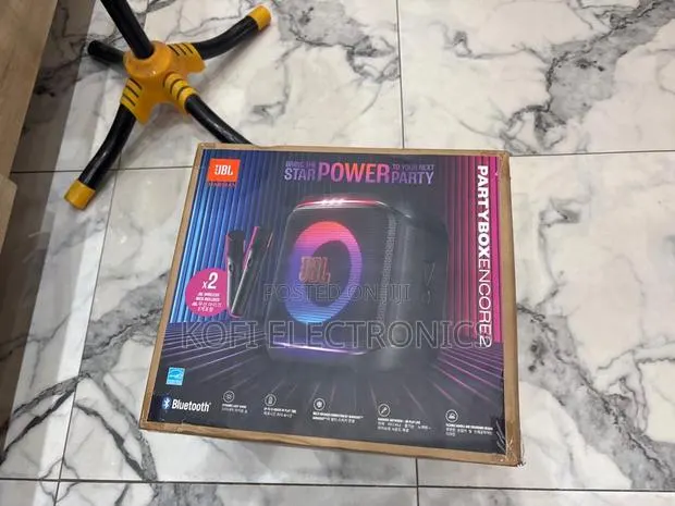 JBL Partybox Encore 2 Bluetooth Speaker + 2 Mic Set · Photo 1