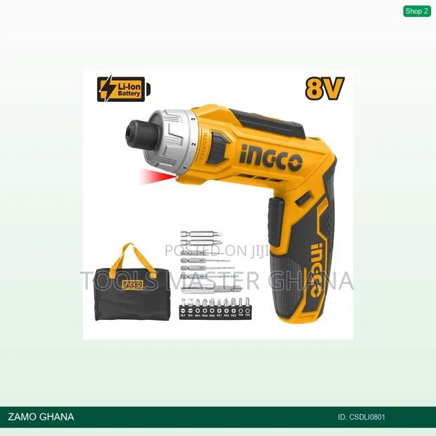 Li Cordless Screwdriver - Csdli0801 · Photo 1