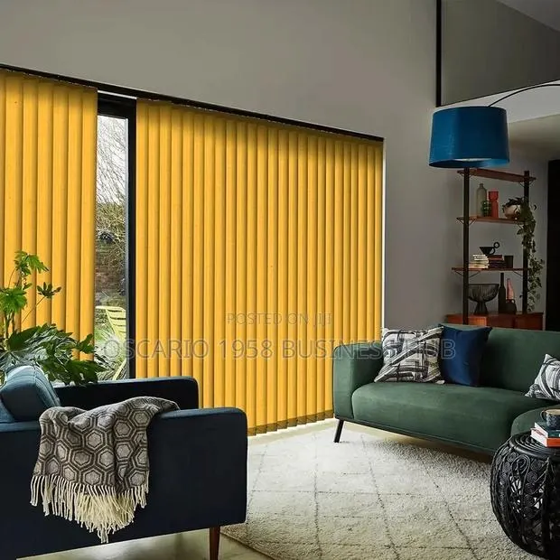 Pistachio Passion Modern Vertical Window Curtain Blinds · Photo 1