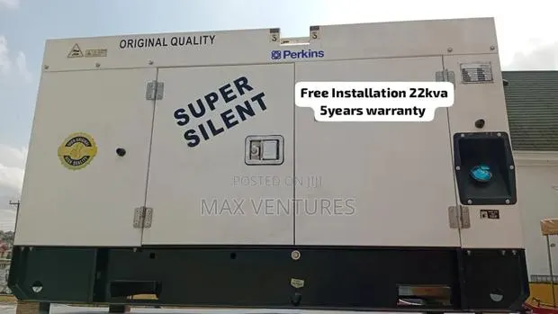 Perkins 22kVA Heavy Duty Diesel Power Generator · Photo 1