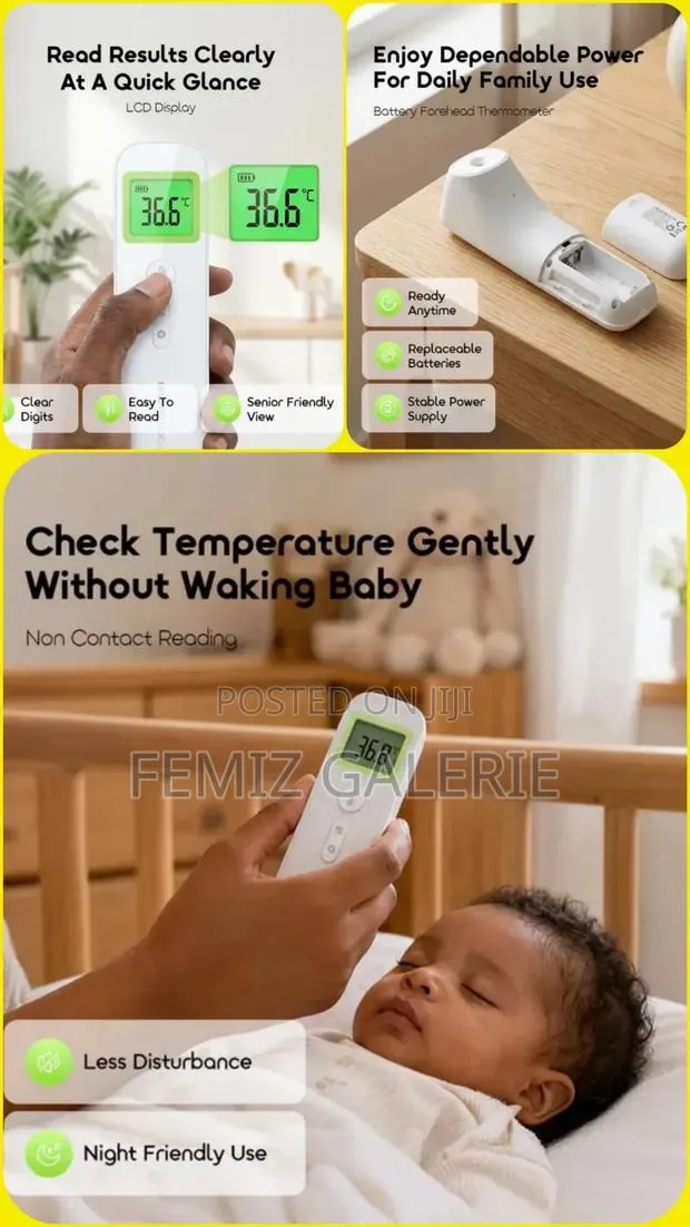 Oraimo TempEase Infrared Forehead Thermometer Dual Mode Body Object · Photo 2
