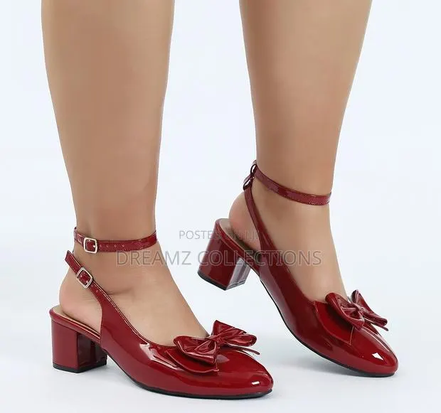 Bow Detail Slingback Block Heel · Photo 1
