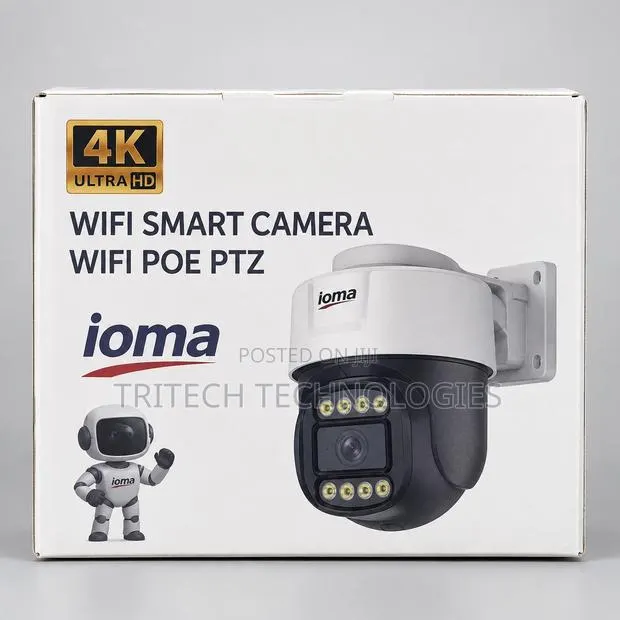 Ioma Io-W98 2mp Full Hd 360° Wifi Ip Camera (Wifi Poe Ptz) · Photo 1