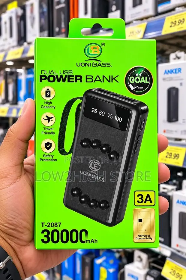 Uoni Bass 30,000mAh Dual USB Power Bank · Photo 1