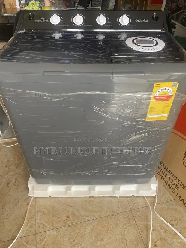Decakila Twin Tub Washing Machine 13kg-Low Power Consumption · Photo 1