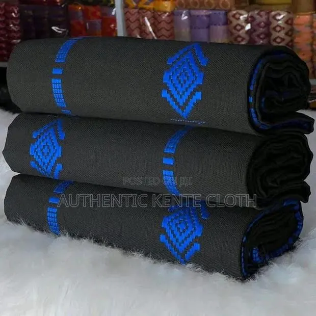 LATEX 2024 BLACK and Royal Blue Kente for All PROGRAMS · Photo 1