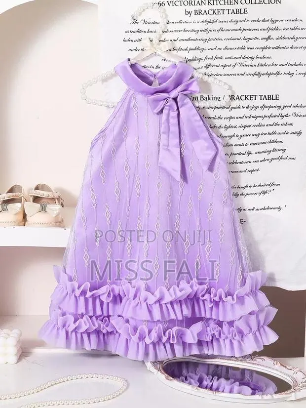 Lilac Dream Ruffle Dress. 7-8Years · Photo 3