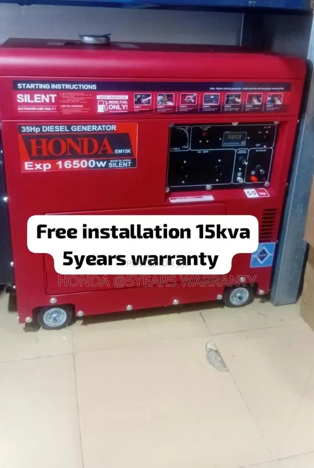 Honda 15kva 16500w Heavy-Duty Power Generator · Photo 1