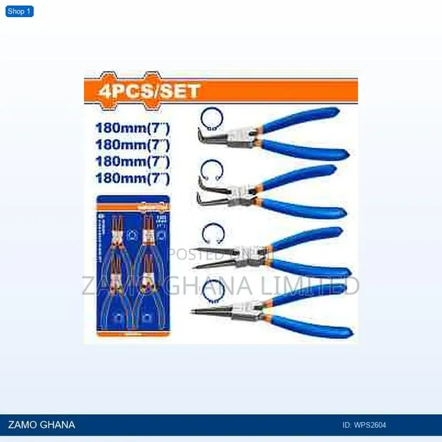 4 PCS Circlip Pliers - Wps2604 · Photo 1