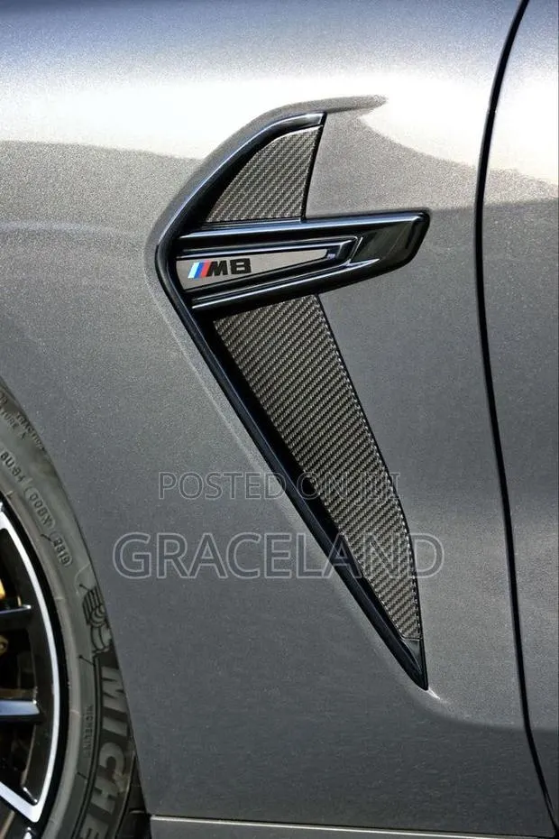 BMW X5-X6 Go5 X5m F95 Lci 2020+ Carbon Fibers Side Fenders Vent Trim · Photo 1