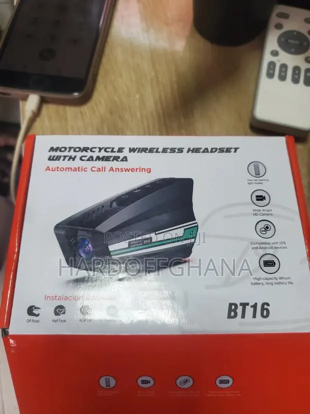 BT16 Motorcycle Wireless Headset With Camera · Photo 1