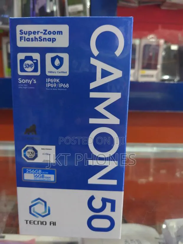 New Tecno Camon 50 256 GB · Photo 1