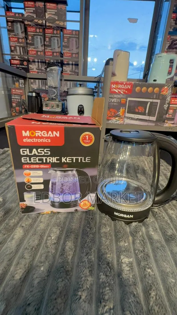 Morgan 2.0L Glass Electric Kettle FK-0319 1500W · Photo 1