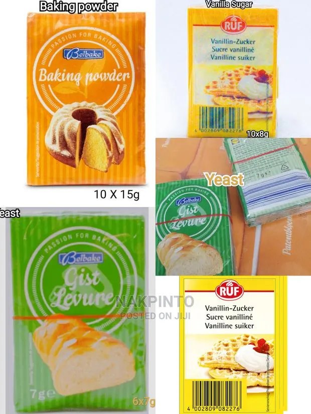 Yeast, Baking (Powder, Soda), Vanilla Sugar · Photo 1
