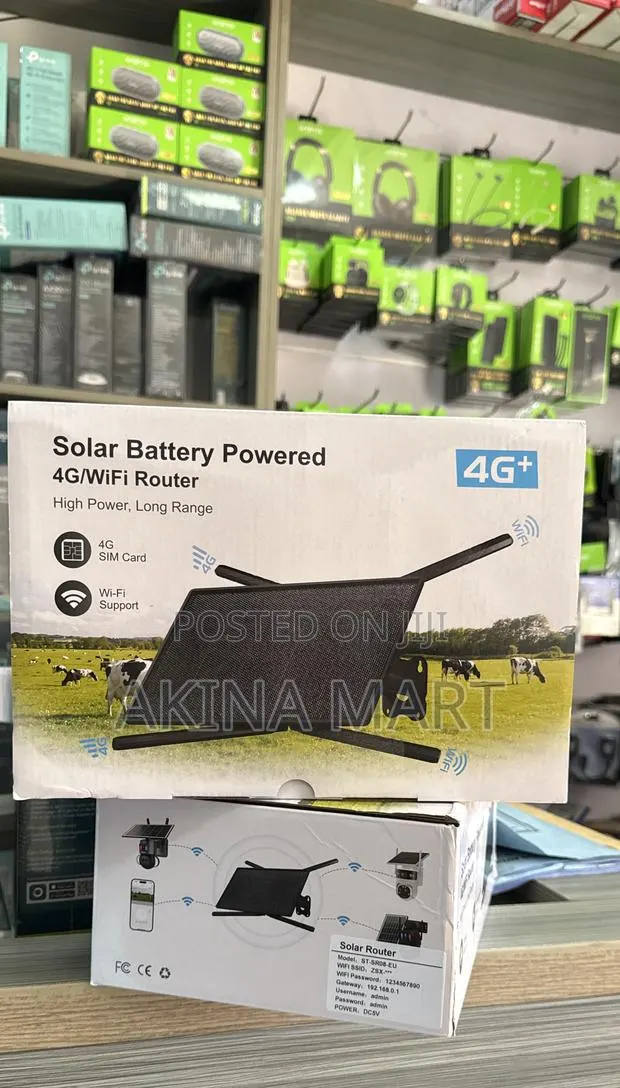 Solar Powered Battery 4g/Wifi Router · Photo 1