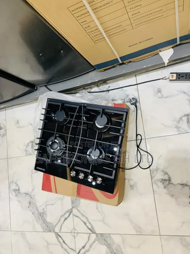 Experience Great < Black Inbuilt 4 Gas Hob Kenwood 60cm · Photo 1