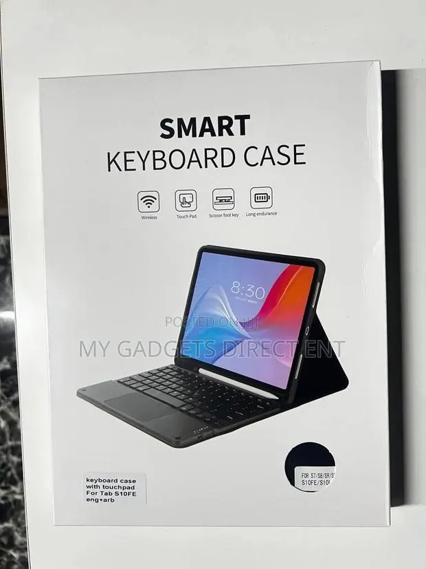 Smart Keyboard Case for S10fe/S8/S9/S10 Lite With Touchpad · Photo 1