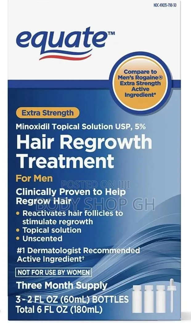 Equate Minoxidil Hairloss + Baldness Treatment for Men · Photo 1