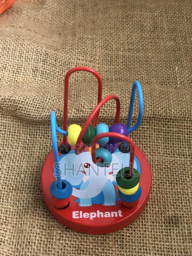 Wooden Elephant Bead Maze Toy for Toddlers · Photo 1