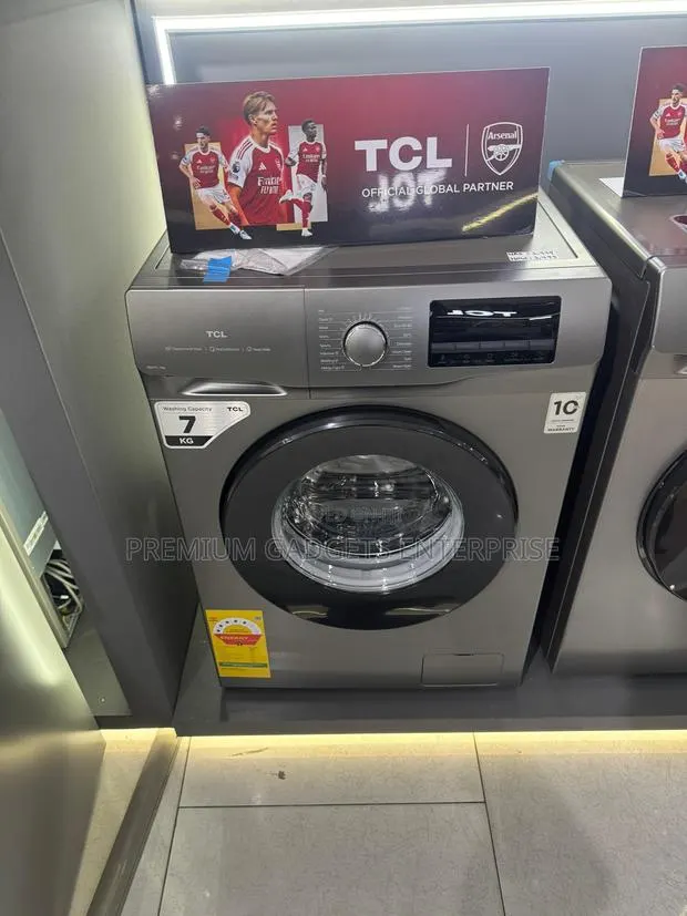 TCL 7kg Front Load Washing Machine | P607fl Steam Wash Led Display · Photo 1