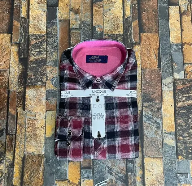 100% Cotton Men Long Sleeve Shirt · Photo 1