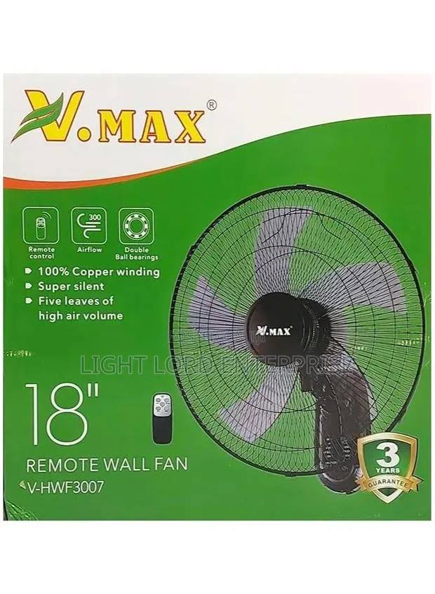 V-HWF3007Fan: 18inches Vmall Mount Fan · Photo 1