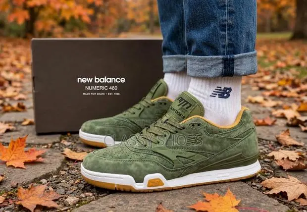 New Balance Army Suede Green · Photo 1