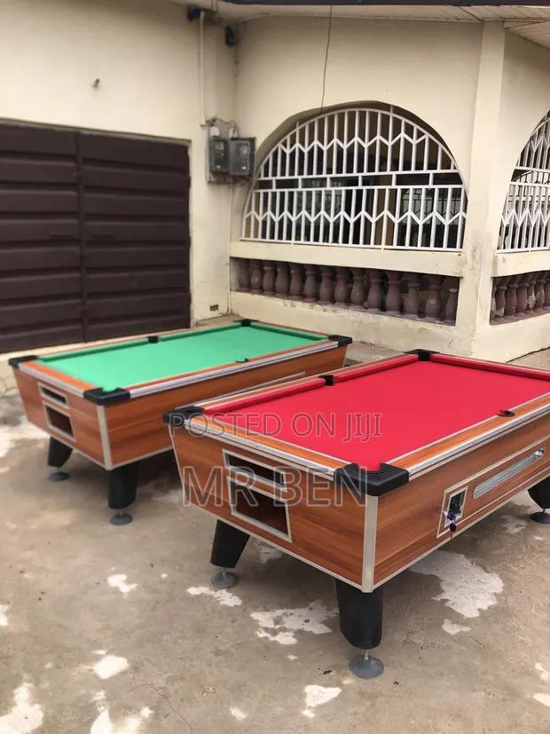 Coin Operated Pool Tables With All Accessories · Photo 1
