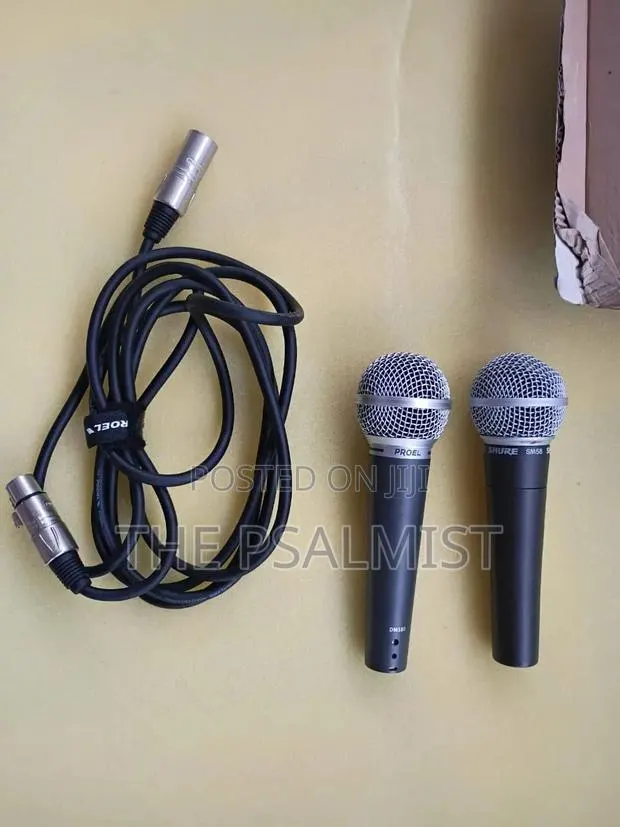 Proel Dm 580 Dynamic Cardioid Microphone Shure Sm58 Microphone · Photo 1