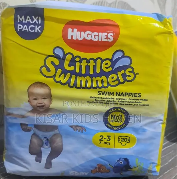 Huggies Swimming Diapers/ Nappies ( 3 - 8kg) 20pcs · Photo 1