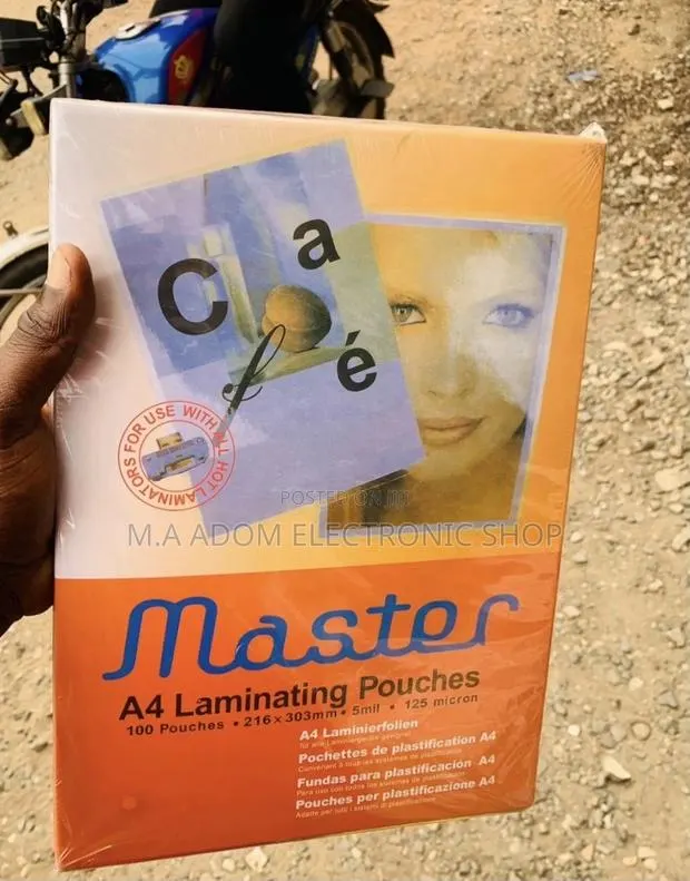 Latest Master A4 Laminating Film Pouches - 100 Pouches · Photo 1