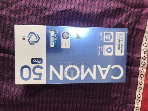 New Tecno Camon 50 Pro 256 GB Black · Photo 1