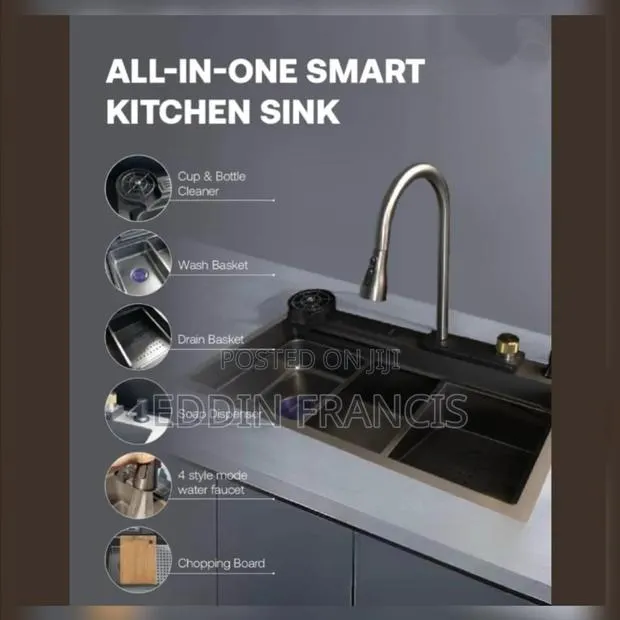 Multifunctional Kitchen Sink With Digital Display And Led · Photo 1