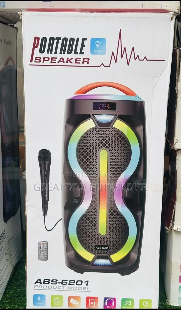 ABS-6201 Portable Wireless Karaoke Speaker · Photo 1