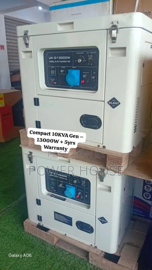 High Efficiency 10kva Diesel Generator Uk-D 13000w – 10kva Power, 5yrs · Photo 1