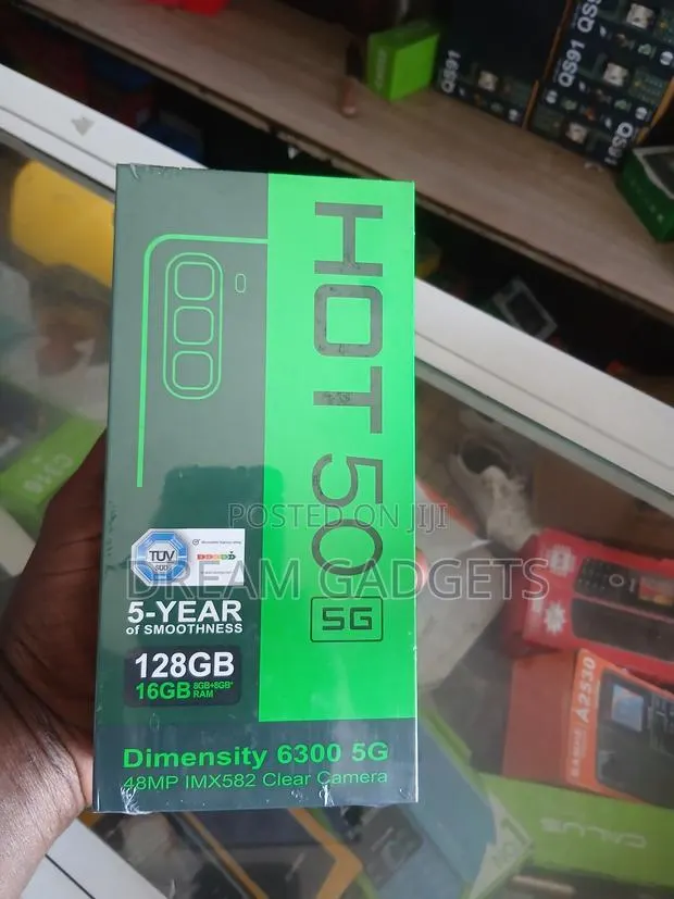 New Infinix Hot 50 128 GB Black · Photo 1
