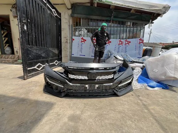Honda Civic 2019-2020 Front Bumper Complete Available · Photo 1
