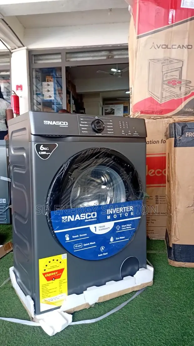 Nasco 6KG Front Load Washing Machine With Child Lock · Photo 1