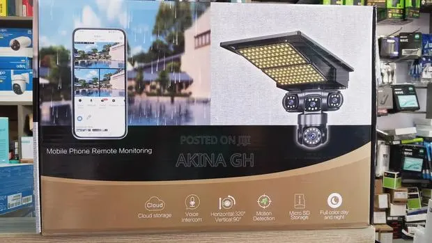 4g Aov Four Lens Solar Street Light Camera · Photo 1