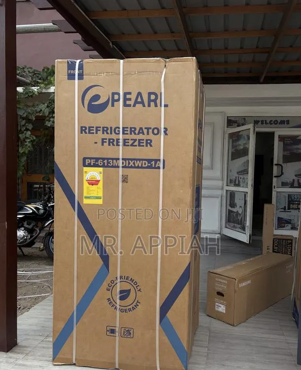 Energy Efficient Pearl Side by Side Refrigerator(PF-613mdixwd-1a)421l · Photo 1