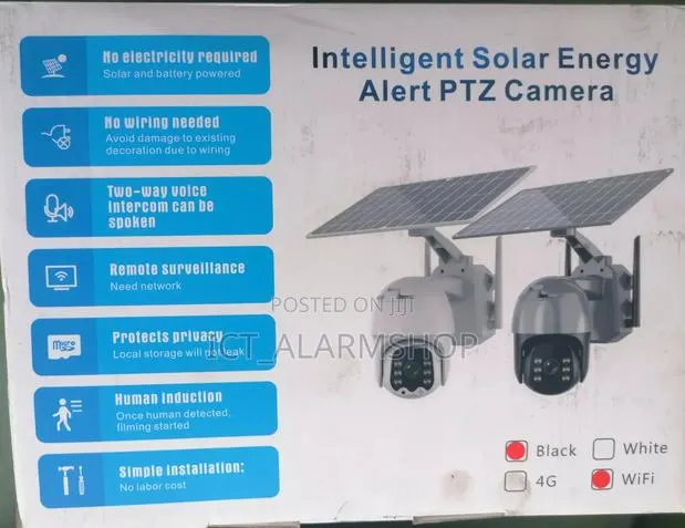 Solar Power Wifi Ubox PTZ Camera · Photo 1