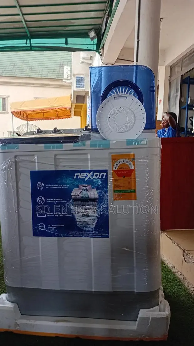 Nexon 10KG Washing Machine – Heavy Duty Twin Tub · Photo 1