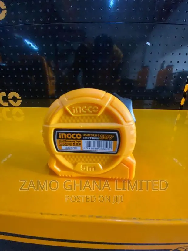 Ingco Steel Measuring Tape 19mm - Hsmt39519 · Photo 1