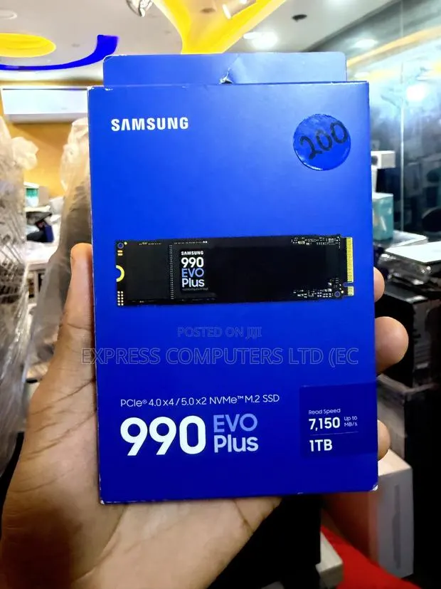 Samsung SSD 990 EVO Plus 1TB,PCIe Gen 4x4 | 5x2 M MB/s · Photo 1