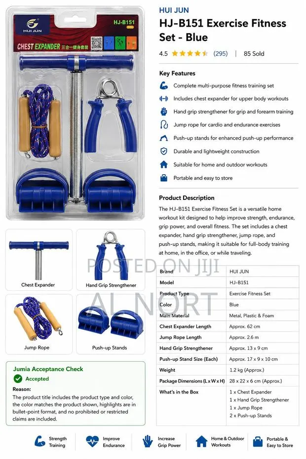 Hj-B151 Exercise Fitness Set · Photo 1