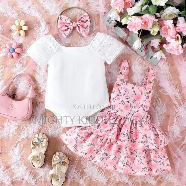3pcs Baby Girls Wear. Ages 12-18m · Photo 1