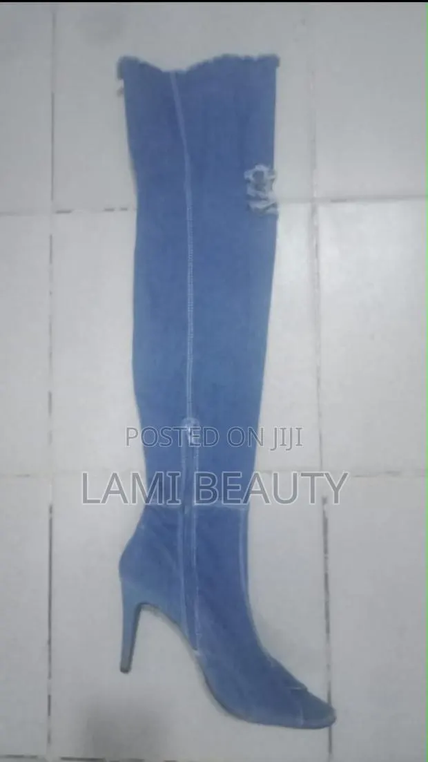 Lap Jean Open Toes Balance High Heel Shoes · Photo 1